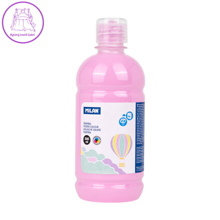 Barva temperová 500ml růžová pastelová