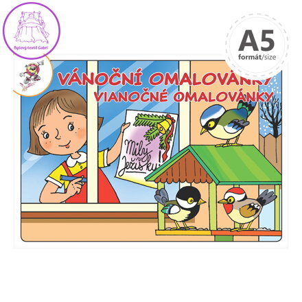 Omalovánka A5 - Vánoční omalovánky