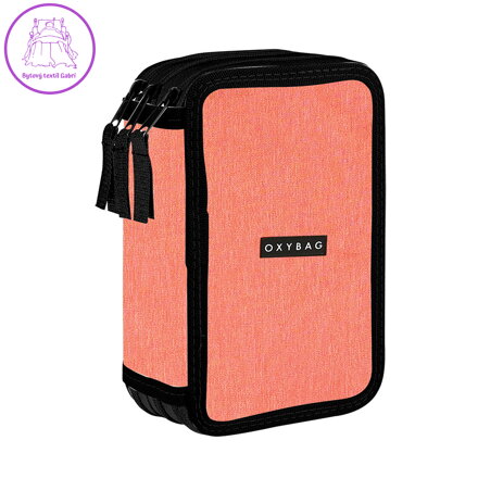 Penál 3 p. prázdný UNICOLOR appricot