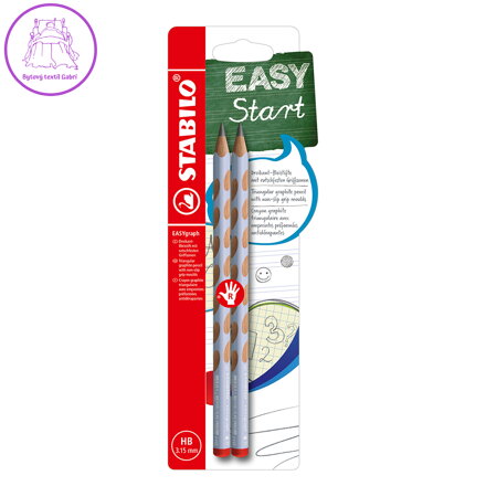 Ergonomická trojhranná grafitová ceruzka HB pre pravákov - STABILO /2 ks
