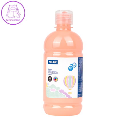 Barva temperová 500ml oranžová pastelová
