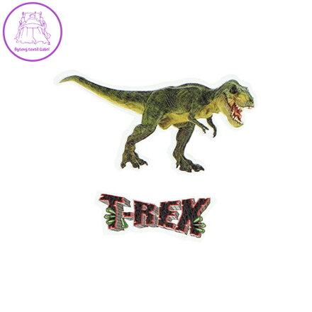 Sticker na tašku Dinosaur/T-Rex, sada 2 ks