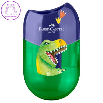 Dvojité struhadlo Faber-Castell - Dino