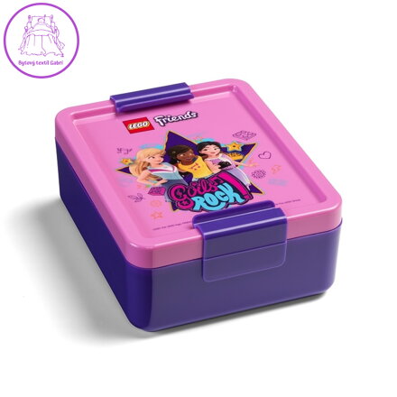 LEGO Friends Girls Rock box na svačinu - fialová