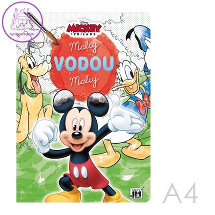 Omalovánka vodová JM A4 Mickeyho klubík