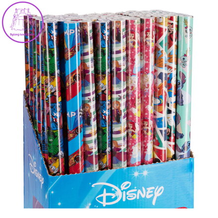 Dárkový balící papír  v roli 70x200 cmDisney Mix (6 motívov)