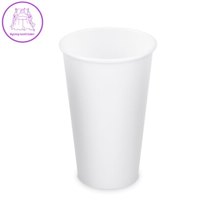 Papírový kelímek bílý Ø90mm 510ml `XL: 0,4L/16oz` [10 ks]