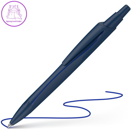 Pero kuličkové Schneider Reco modré - modrá náplň