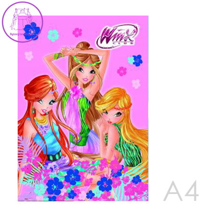 Omalovánka A4 Akim - Winx Club Fashion