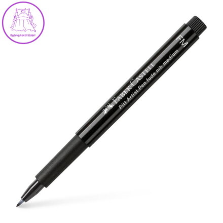 PITT umělecký popisovač FABER CASTELL Fude M/199 černá