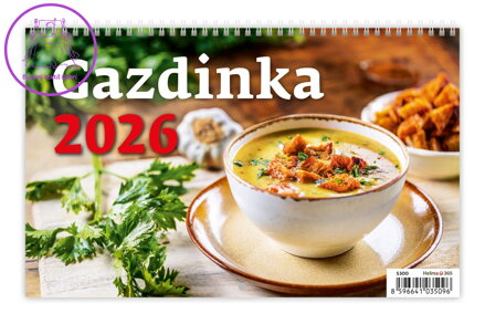Stolní kalendář 2026 Gazdinka Stolní kalendář 2026 Gazdinka