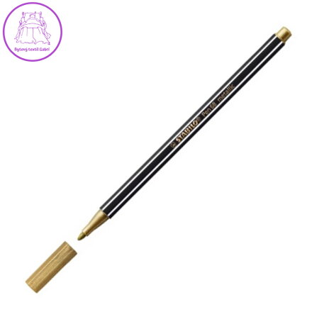 Fix metalický vláknový STABILO Pen 68 metallic zlatý