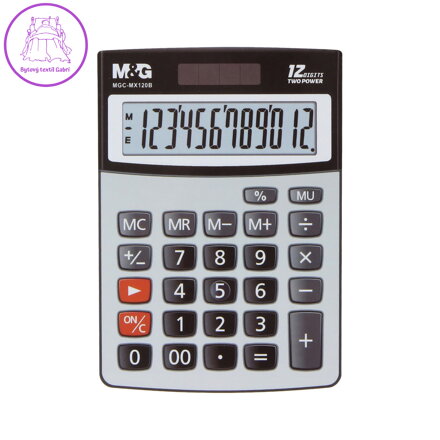 Kalkulačka stolná M&G MGC-120B, 12-miestna