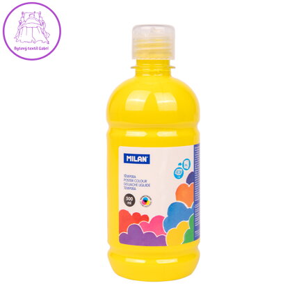 Barva temperová 500ml žlutá