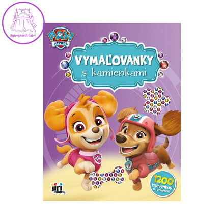 Vymalovánky s kamínky - Tlapková patrola A4