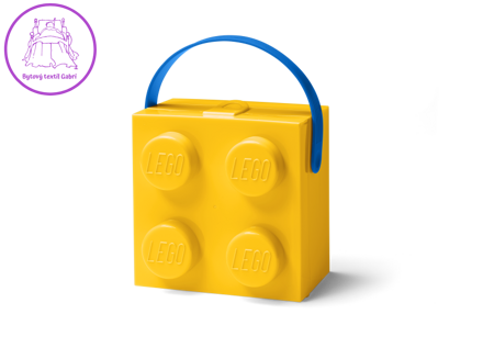 LEGO box s rukojetí - žlutá