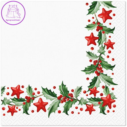 Ubrousky TaT 33x33cm Holly And Stars