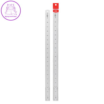M&G pravítko 50 cm, dvojitá stupnice, hliník