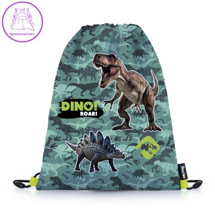 Sáček na cvičky Dino