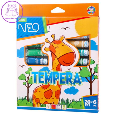 Neo Fantasy temperové barvy 6 ml / sada 20 ks