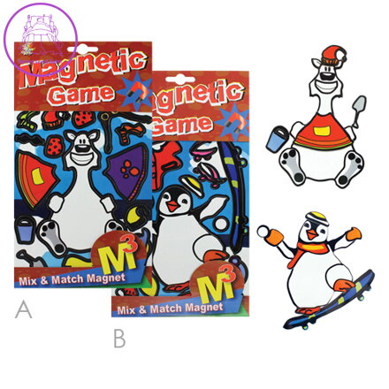 Magnetická hra - Bear and Penguin