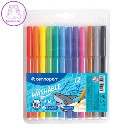 Fixy - CENTROPEN 7790 - sada 12 ks