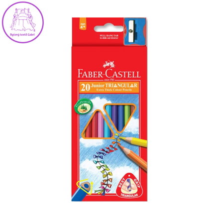 Pastelky Faber-Castell Grip Junior 20 barev