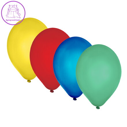 Balón L 30 cm, farebný mix /100 ks/