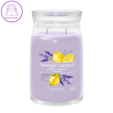 Svíčka Yankee Candle -  LEMON LAVENDER, velká