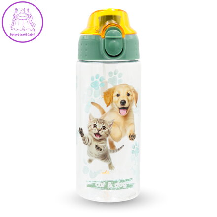 Láhev na pití JUNIOR S8 TRITAN 500 ml - Cat & Dog