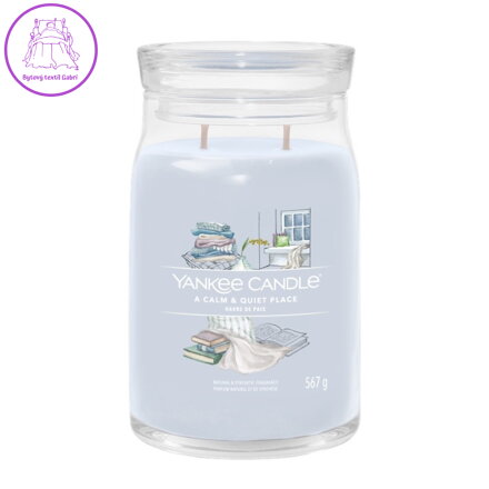 Svíčka Yankee Candle - A CALM & QUIET PLACE, velká