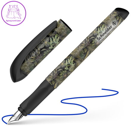 Pero bombičkové Schneider Voice Black Jungle - modrá náplň