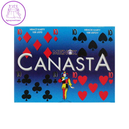 Karty hrací-Canasta Bonaparte papírová krabička