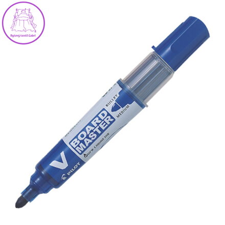 Popisovač na tabule, 2,3 mm, kuželový, PILOT, "V-Board Master", modrý
