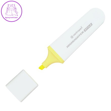 Zvýrazňovač CENTROPEN 6252 STYLE SOFT 1-5 mm, žlutý