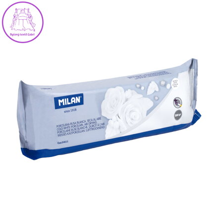 Modelovací hmota MILAN Porcelana 500gr bílá, na vzduchu tvrdnoucí