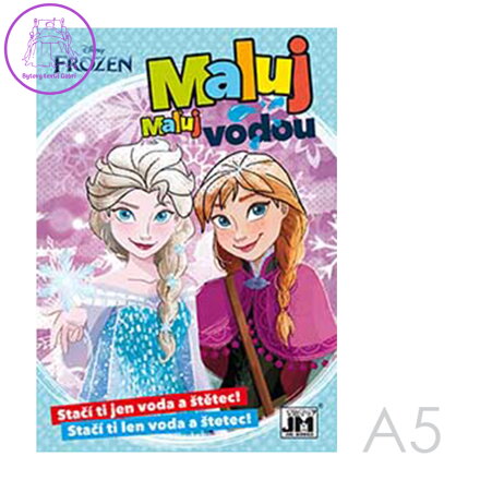 Omalovánka Maluj vodou A5 - Frozen