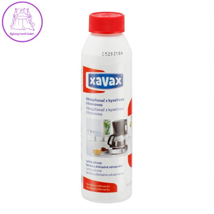 Přípravek na odvápnění XAVAX s kyselinou citrónovou, 250ml