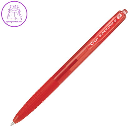 Pero kuličkové PILOT SuperGrip-G 0,7 mm - červená náplň Pero kuličkové PILOT SuperGrip-G 0,7 mm - červená náplň
