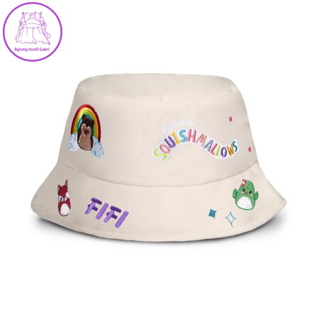 Squishmallows klobouk - mix béžový
