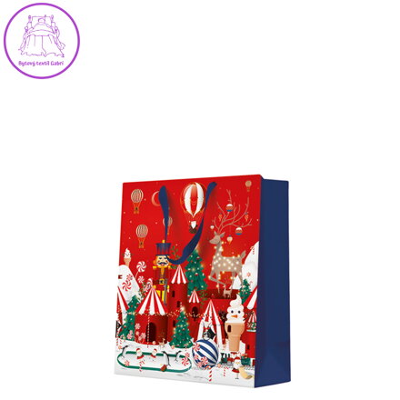 Dárková taška stredne velká - Winter Wonderland Christmas 20x10x25 cm Dárková taška stredne velká - Winter Wonderland Christmas 20x10x25 cm