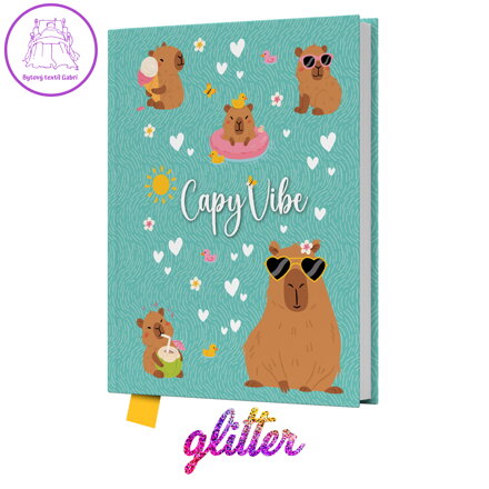 Památník JUNIOR 14x18 cm, 80 listů - Capy Vibe