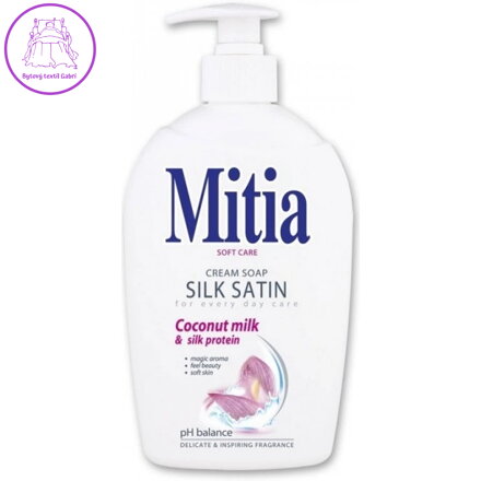 Tekuté mýdlo Mitia Silk Satin s dávkovačem 500 ml