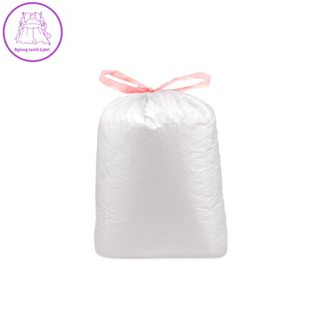 Pytel na odpadky (LDPE) ECONOMY zatahovací bílý 70 x 100 cm 120L [10 ks]