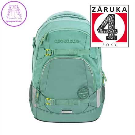 Školský ruksak coocazoo MATE, All Mint, certifikát AGR