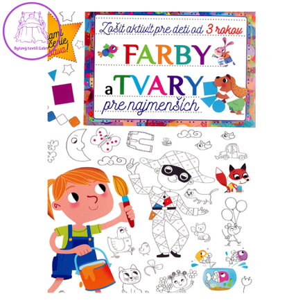 Omalovánka JM A4 Barvy a tvary pe nejmenších
