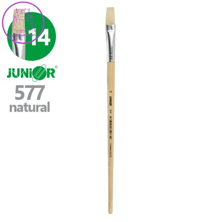 Štetec plochý JUNIOR č. 14" 577 Natural