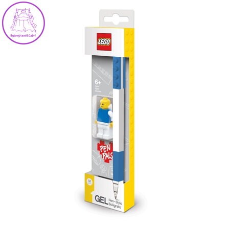 LEGO Gelové pero s minifigurkou, modré - 1 ks