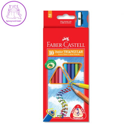 Pastelky Faber-Castell Grip Junior 10 barev