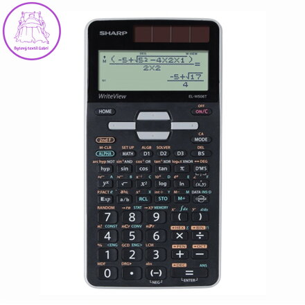 Kalkulačka vedecká 640 funkcií Sharp ELW506TGY